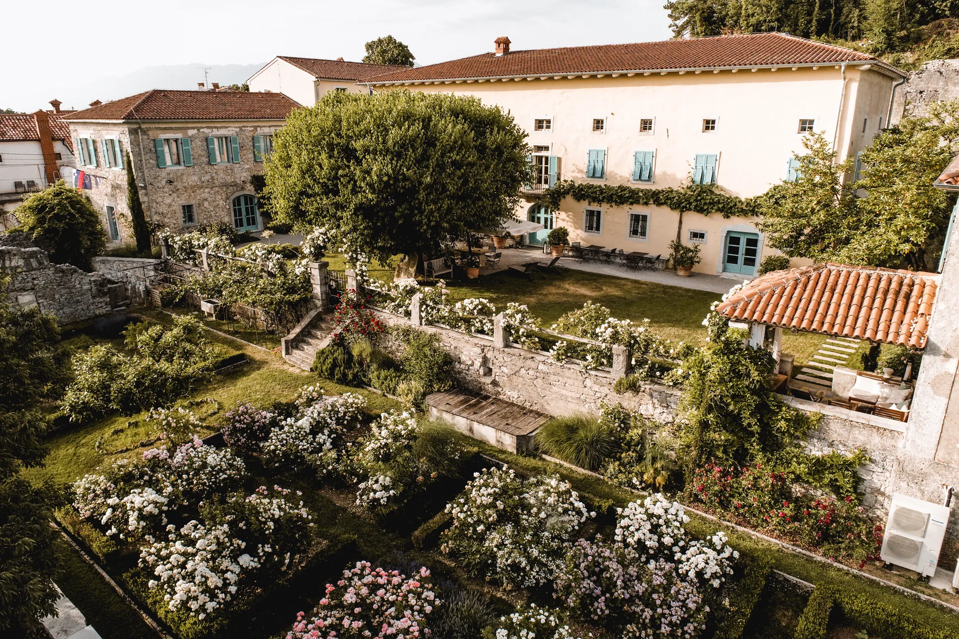 Villa Fabiani Luftaufnahme